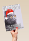 Kerstkaart Grappig Geen kerst met je schoonouders