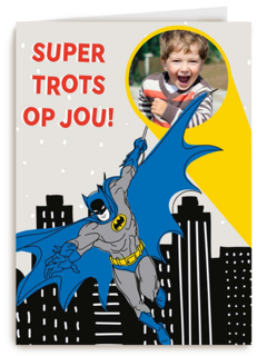Complimentkaart Batman super trots op jou