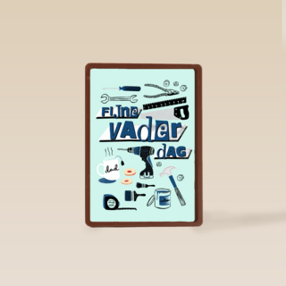 vaderdag kaart gereedschap