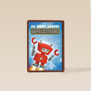 rode robot gefeliciteerd