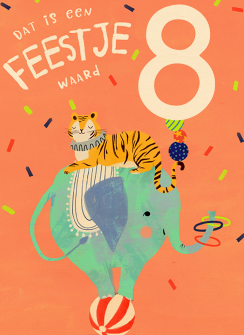 Dat is een feestje waard verjaardagskaart