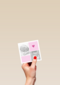 fotokaart baby roze hokjes
