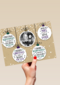 kerstballen kaart
