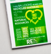 Ballon Dikke Knuffel Roze Eco