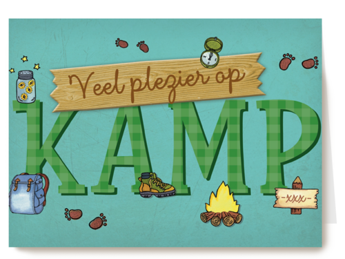 kamp kampvuur kompas