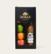 Fruitmand Cadeaubox met Fruitsap