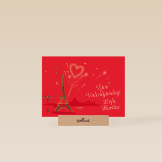 Fijne valentijnsdag Eiffeltoren