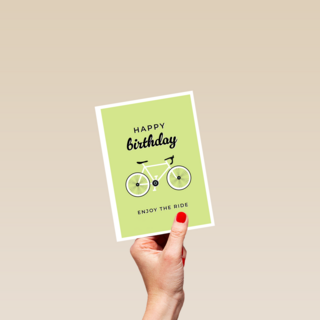 happy birthday enjoy the ride op je fiets