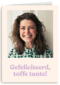 verjaardag fotokaart andc gefeliciteerd toffe tante