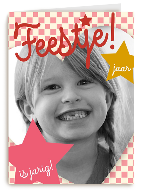 fotokaart kinderfeestje zoveel jaar