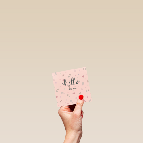 vers van de pers baby dochter hello little me