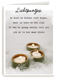 een lichtpuntje voor jou