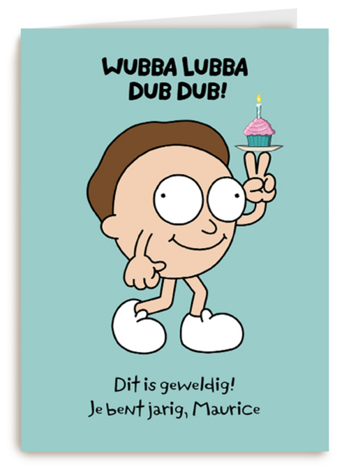Rick Morty Wubba Lubba Dub Dub
