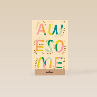 Complimentkaart awesome
