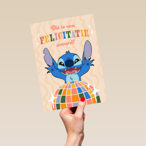 Felicitatie Disney Stitch
