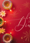 Happy Divali bloemen