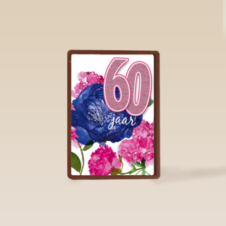 deze bloemen zijn voor je 60ste verjaardag