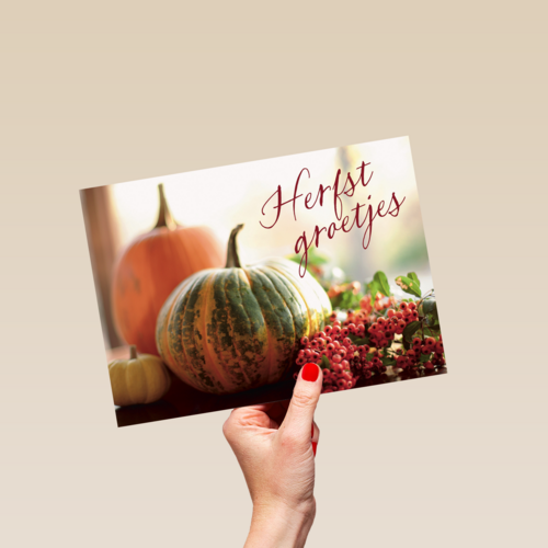 herfst kaarten herfst groetjes