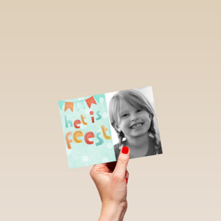 party time met vlaggetjes