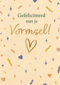 Gefeliciteerd vormsel confetti