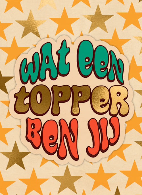 Houten Kaart Felicitatie Diploma Examenfeest | Houten Kaart Hallmark | Felicitatie Diploma Examenfeest | Geslaagd Wat Een Topper Ben Jij