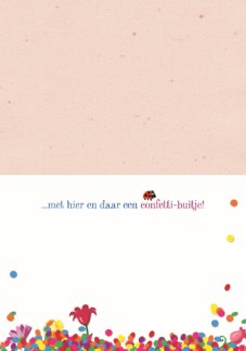 smile kaart bloemenregen