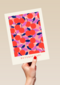Beterschapskaart met rood fruit