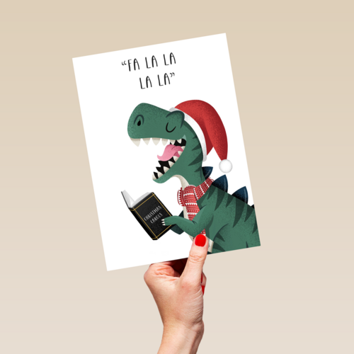 Trex zingt kerstliedjes