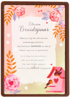 Huwelijksjubileum Zilveren bruidspaar More than Words