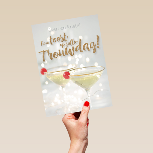 huwelijksjubileum een toost op jullie trouwdag