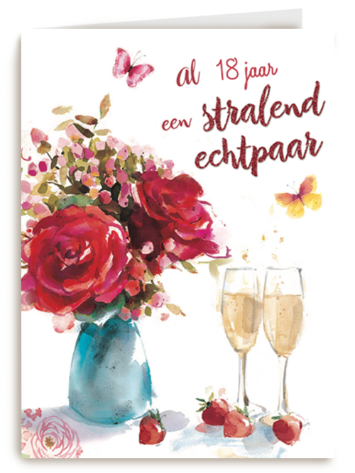 Kaart Hallmark | Huwelijksjubileum | Huwelijksjubileum Al Zoveel Jaar Een Stralend Echtpaar