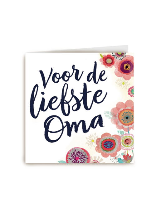leuke vrolijke bloemen voor de allerliefste oma van de wereld