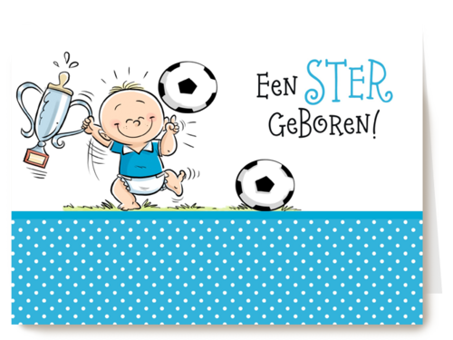 Kaart Hallmark | Geboorte Felicitatie | Een Ster Zoon Geboren