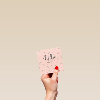 vers van de pers baby dochter hello little me
