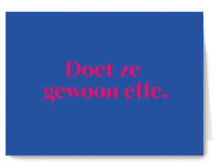 andC Doet ze gewoon effe