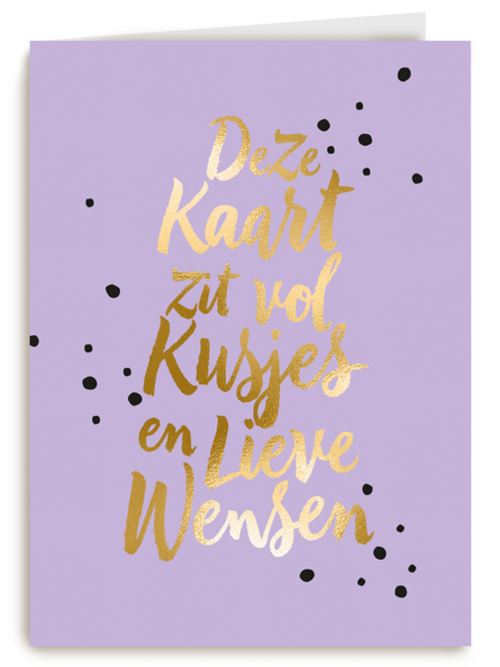 liefdeskaart deze kaart zit vol kusjes