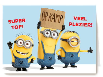 minions op kamp