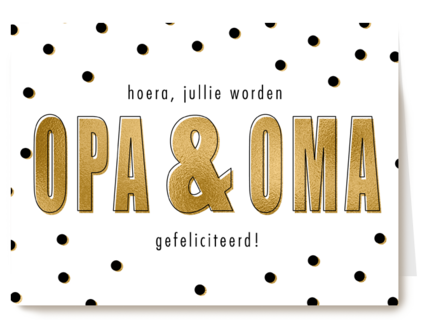 zwangerschap kleinkind hoera jullie worden opa en oma