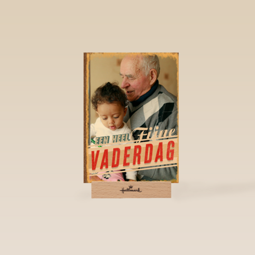 vaderdag fotokaart klassiek een heel fijne vaderdag