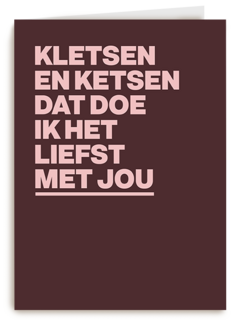 liefde kaart andc kletsen en ketsen