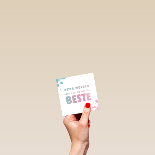 beter worden kan jij als de beste
