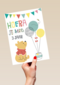 winnie the pooh hoera jij bent zoveel jaar