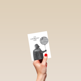 Star Wars I Am Your Birthdaycard