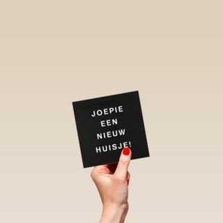 joepie een nieuw huisje