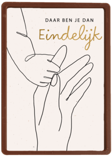 Daar ben je dan eindelijk
