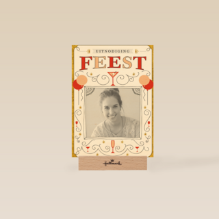 fotokaart uitnodiging feest