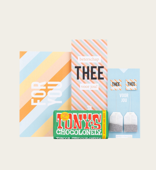 Verwenpakket Tony Chocolonely + Thee Beterschap