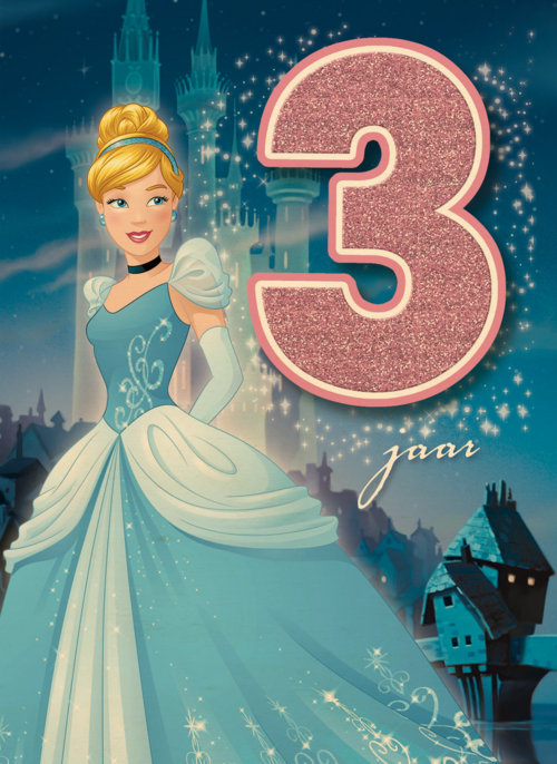 verjaardag leeftijden disney assepoester 3 jaar