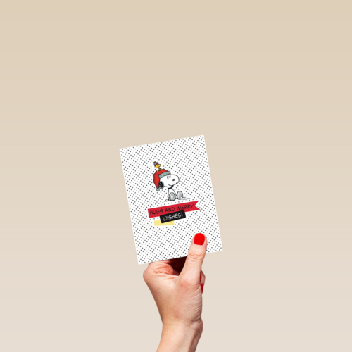 xmas humor snoopy met kerstmuts