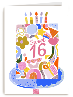 sweet 16 birthday met een taart